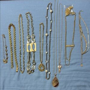 Gold Chain and Pendant Necklace Collection